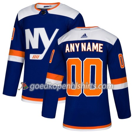 New York Islanders Custom Adidas 2018-2019 Alternate Authentic Shirt - Mannen